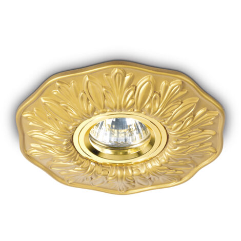 Tecnico Classico Polka Alluminio Ottone 1 Luce Gu10