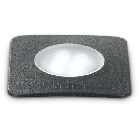 Tecnico Moderno Gravity Square Materie Plastiche Nero 1 Luce Gu10 Small