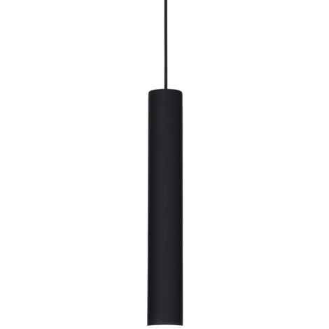 Tecnico Moderno Look Metallo Nero 1 Luce Gu10 7W 3000K Luce Calda