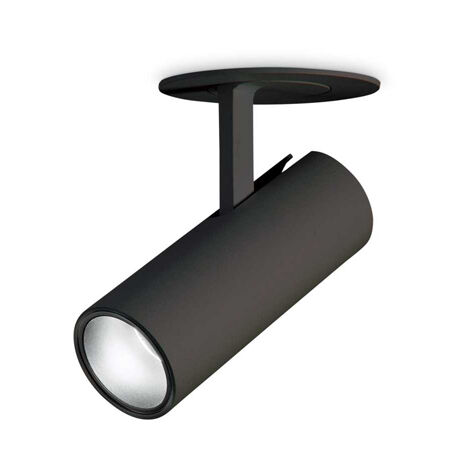 Tecnico Moderno Play Alluminio Nero Led 7W 3000K Luce Calda