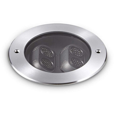 Tecnico Moderno Taurus Alluminio Cromo Led 10W 3000K Luce Calda