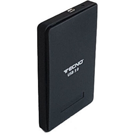 Tecno 45.15 contenitore di unità di archiviazione Custodia per Disco Rigido (HDD) Nero 2.5 pollici