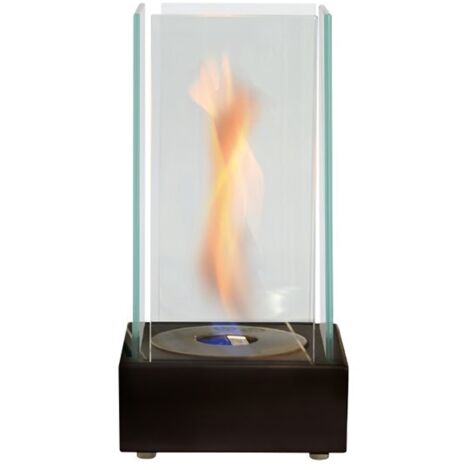 Tecno-air-system Aosta chimenea de bioetanol negra compacta