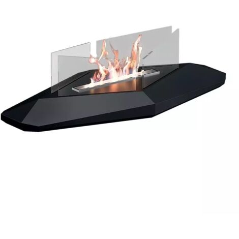 Tecno Air System Biocamino Boston da Tavolo Nero