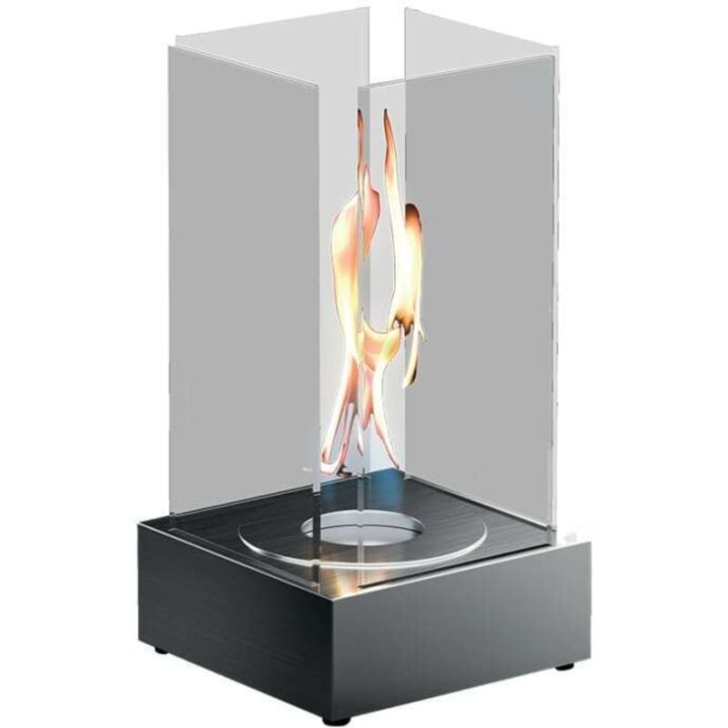 Tecno Air System - Cheminée bio de table Aoste 800W acier