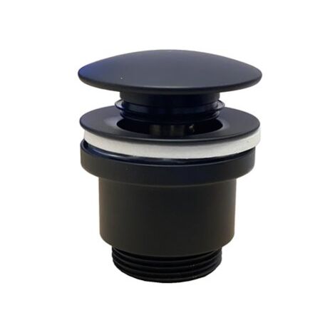 TECNOAGUA Válvula Click-clack de latón color negro 1 1/4” T-301B58103