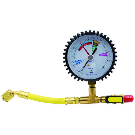 Tecnogas - Manometro Per Azoto Con Rubinetto (Solo Manometro)
