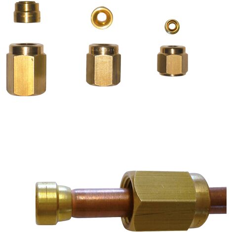Tecnogas - Raccordo Autocartellante Da 3/8