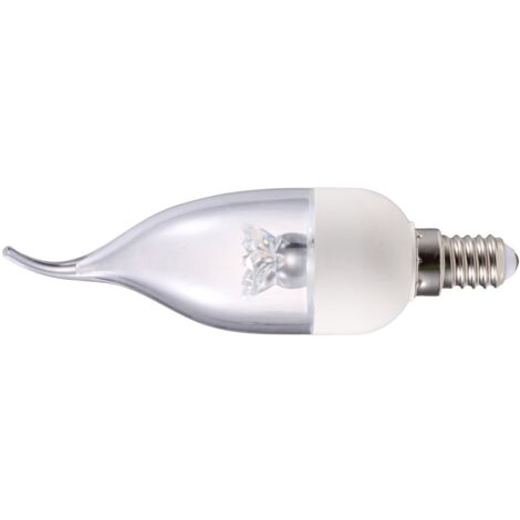 Tecnolux - led lamp b flamme crystal e14 5w 3000°k 380lm 220°