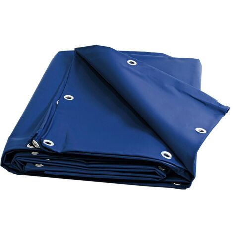 TECPLAST Bâche Agricole 2x3 m XP640AG Bleue - Garantie 10 ans - Bâche de protection étanche pour Matériel agricole - Made in France