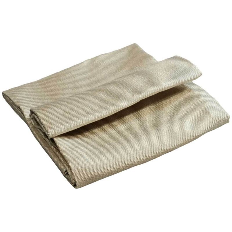 Tecplast - Toile Anti-Chaleur 0,9x1 m 1300SD0 - Performance 1300 degrés - Bâche de protection Soudure Ignifugée M0 Made In France