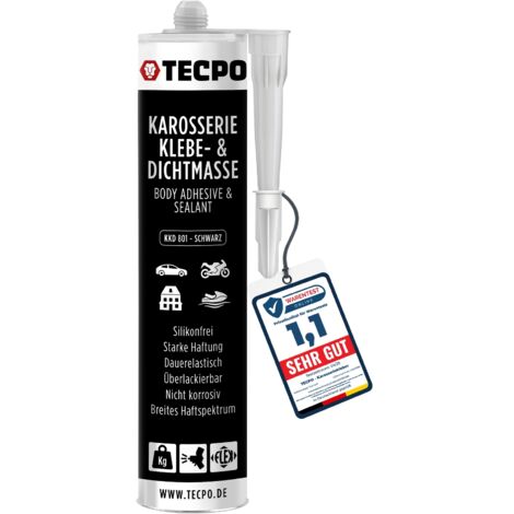 TECPO Karosseriekleber 370g Karosserie Kleber und Dichtmasse Klebstoff Dichtmittel silikonfrei dauerelastisch überlackierbar