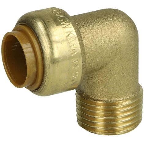 Tectite clip connector 90° F/M 18 mm x 1/2'' fm