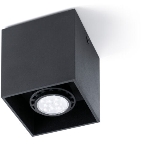 TECTO 2L GU10 Plafón negra