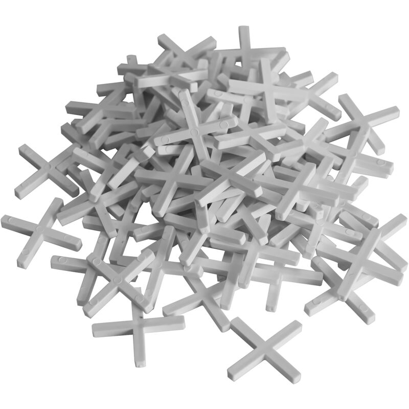 TECTOOL Croisillons pour carrelage en plastique - 250 pièces - 3mm