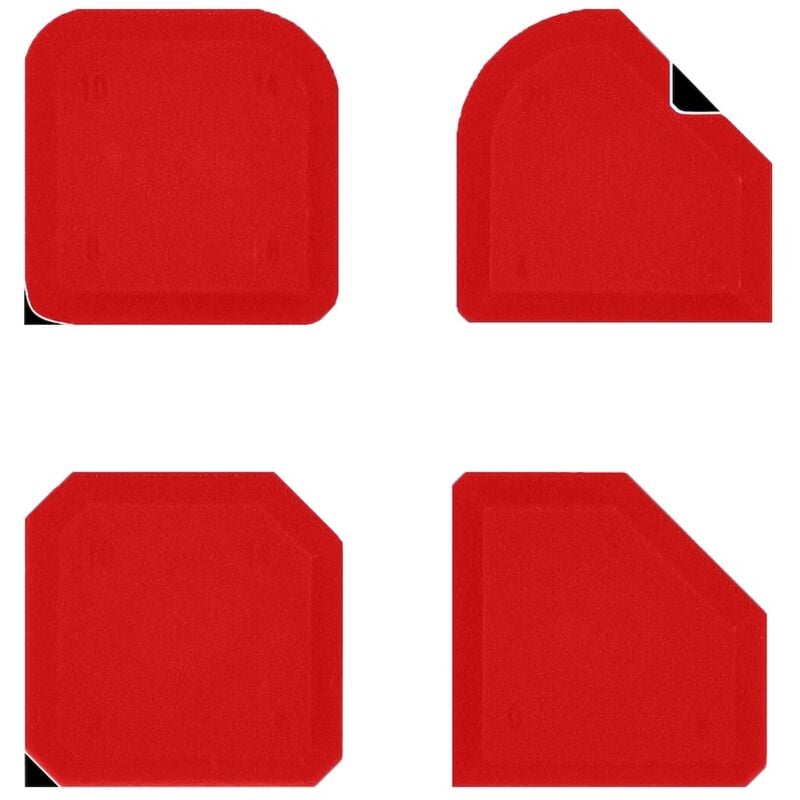 Tectool - Kit pour joints standard - lisseur de joints 4 pièces