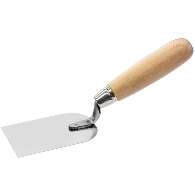 Spatule de plâtrier - inox - bois - 40 mm - Tectool