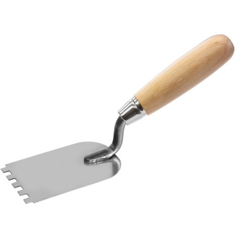 TECTOOL Spatule pour plâtrier E8 en inox - bois - 80mm