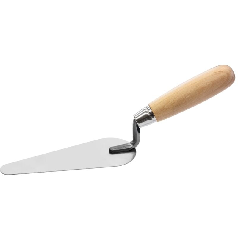 Truelle langue de chat - inox - bois - 140mm - Tectool