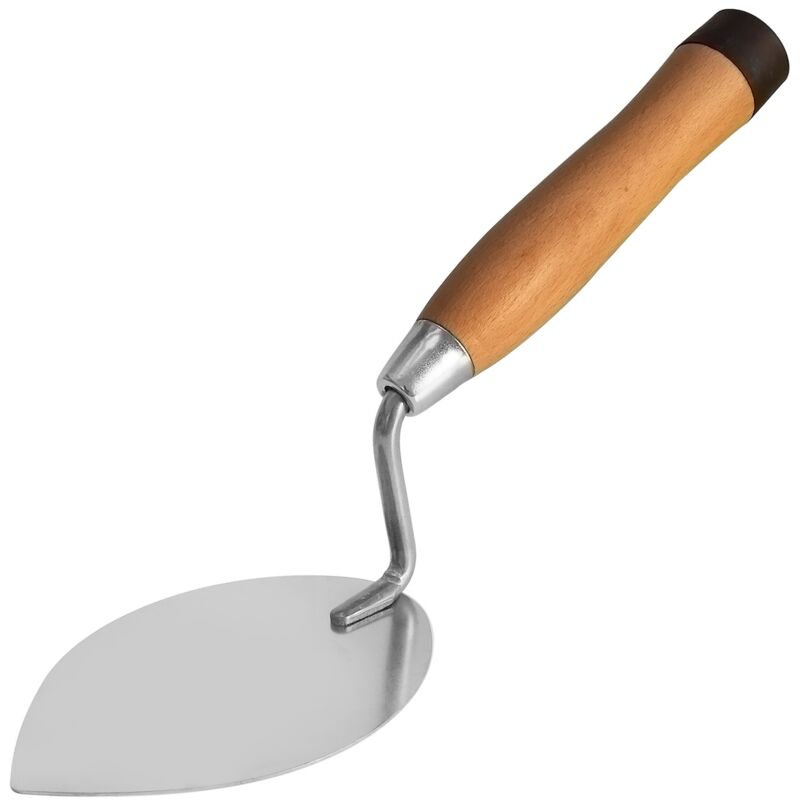 Tectool - Truelle pour carrelage avec embout - inox - bois - 160mm