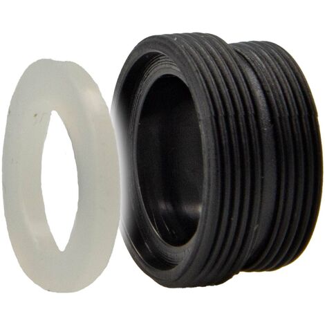 tecuro Adapter Übergangsstück AG M 22x1 auf AG M 24x1, Kunststoff