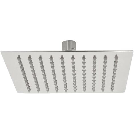 tecuro Antikalk Kopfbrause Regenbrause 250 x 250 mm, Edelstahl poliert