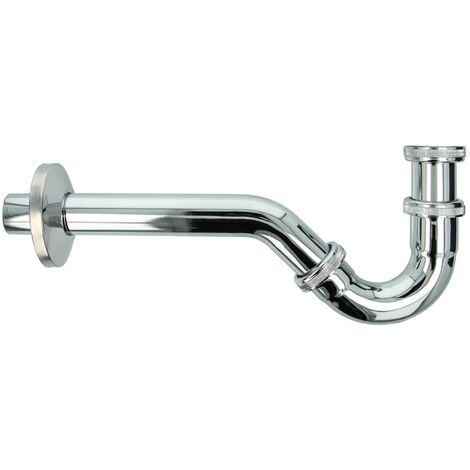 tecuro Bidet-Röhrengeruchsverschluss - Messing verchromt