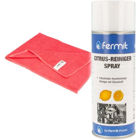 tecuro Citrus-Hochleistungsreiniger Spray, 400 ml Sprühdose - 70298 inkl. Mikrofasertuch