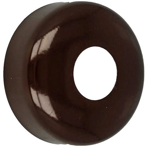 tecuro DESIGN-Hahnrosette (1/2 ) Ø 22 mm x Ø 61 mm x 20 mm - mocca