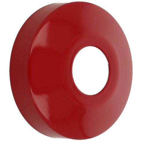 tecuro DESIGN-Hahnrosette (1/2 ) Ø 22 mm x Ø 61 mm x 20 mm - rot