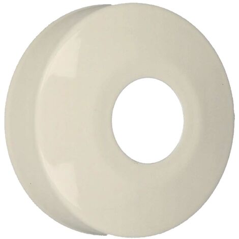 tecuro DESIGN-Hahnrosette (1 ) Ø 34 mm x Ø 67 mm x 5 mm - weiß