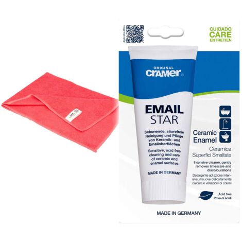 tecuro Email & Keramik Intensivreiniger Email-Star 100 ml - 30100 inkl. Mikrofasertuch