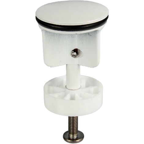 tecuro Excenterstopfen Ø 40 mm für 1 1/4 Zoll Ablaufventil - weiß (RAL 9016)