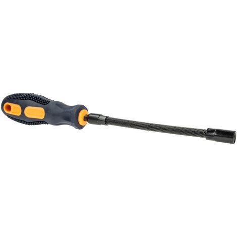 tecuro Flexibler Schraubendreher Sechskant Profil · Schlüsselweite: 7, Gesamtlänge: 270 mm