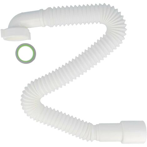 tecuro flexibler Spülen-Ablaufschlauch, ausziehbar bis 850 mm