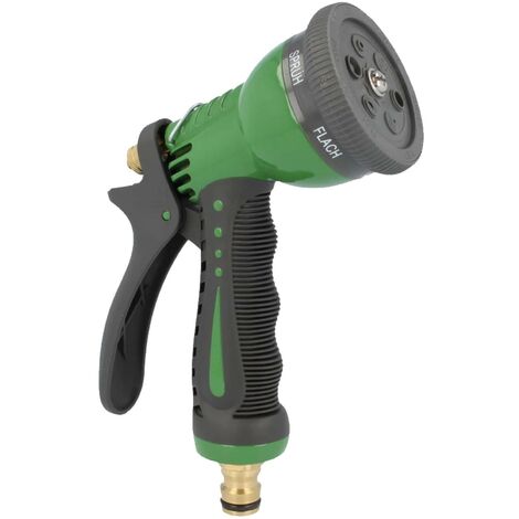tecuro Garten- Handbrause, mit Steckanschluss, 6-fach umstellbar
