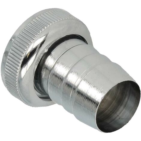 tecuro Geräteanschlusstülle 3/4 Zoll x Tülle 19 mm für Spülensiphon, Messing verchromt