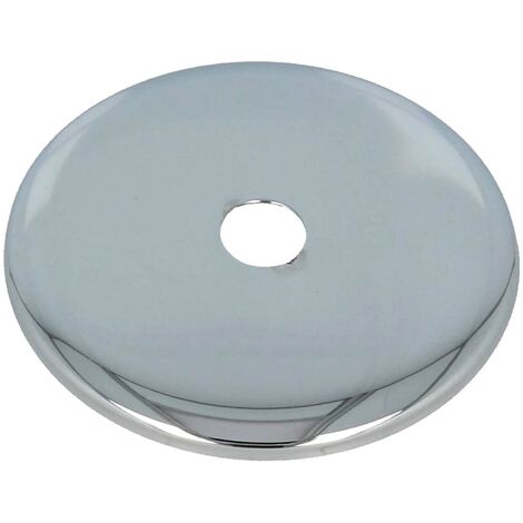tecuro Hahnrosette Ø 10 mm x Ø 61 mm x Höhe 5 mm, Messing verchromt