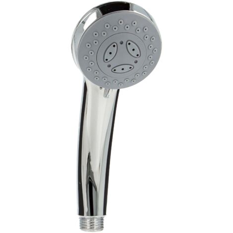 tecuro Handbrause ew-easy mit 3-Funktionen - Ø 69 mm mit Antikalkdüsen, verchromt
