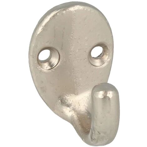 tecuro Handtuchhaken 1-fach, Messing edelstahloptik