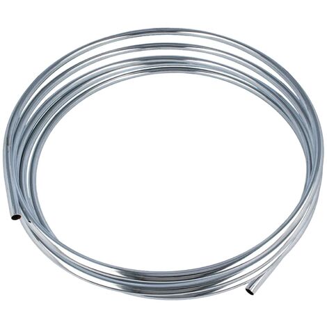 tecuro Kupferrohr, weich, Ø 8 mm - Ring mit 5,00 m, glanzverchromt