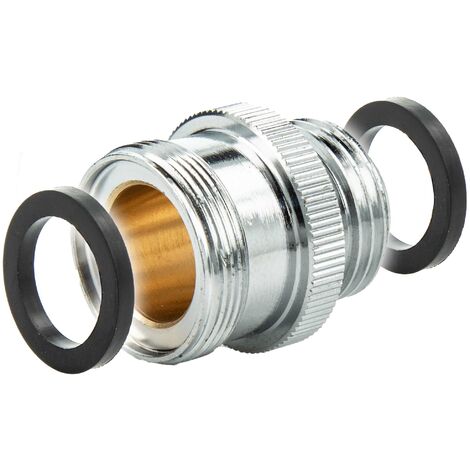 tecuro Mischdüse - Armaturen Adapter M24 x1 AG auf 1/2 Zoll Außengewinde, verchromt