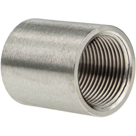 tecuro Muffe - Schweißmuffe Edelstahl V4A (AISI 316), IG 1/8 Zoll