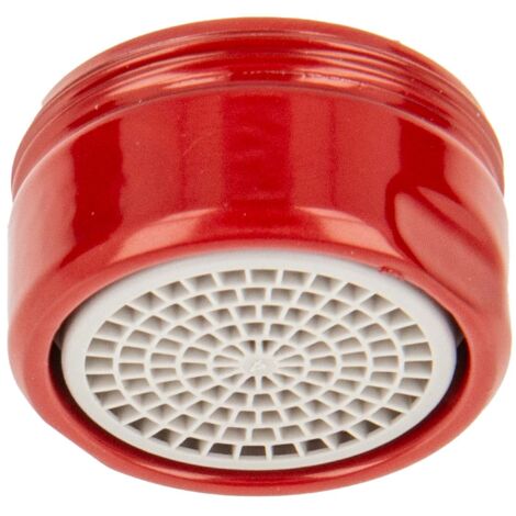 tecuro PREMIUM Mischdüse Strahlregler Luftsprudler M24x1 AG, rot (RAL3003)