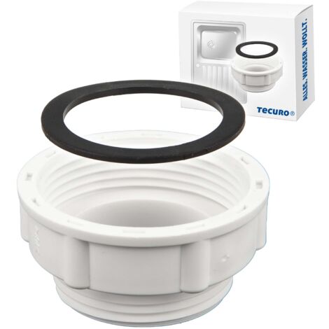 tecuro Reduzierstück für Siphon-Ablauf 1 1/2 IG x 1 1/4 AG