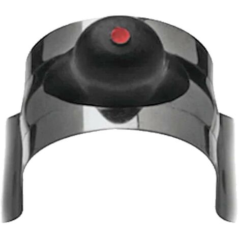 tecuro Rohrclip Ø 28 mm mit Gummipuffer - Edelstahl poliert