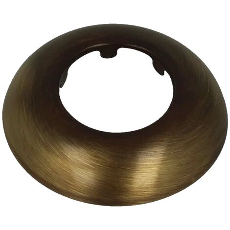 tecuro Siphon-Wandrosette Ø 65 mm x 15 mm - Messing bronciert