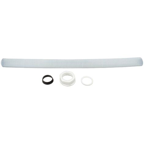 tecuro Überlauf-Verbindungsrohr Ø 25 x 310 mm mit 1 Zoll Überwurfmutter