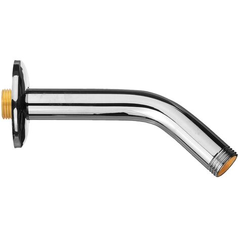 tecuro Universal 45° Brausearm Ø 20 mm für Kopfbrausen Länge 150 mm, Messing verchromt