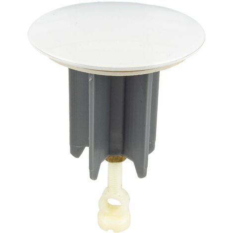 tecuro Universal Exzenterstopfen Ø 64 mm weiß (RAL 9010), Ablaufstopfen Einsatz für Ablauf